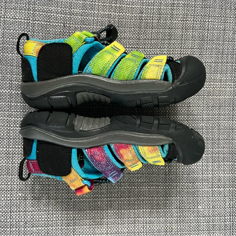 Keen Kids Multicolor Teal Yellow Purple Water Sandals
